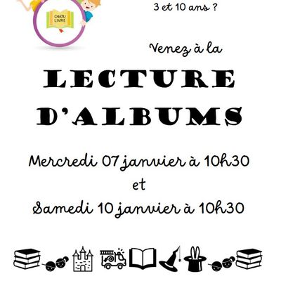 Lecture d'albums à Chatulivre