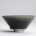 A rare Jian  'silver hare's fur' tea bowl, Southern Song dynasty (960-1279)