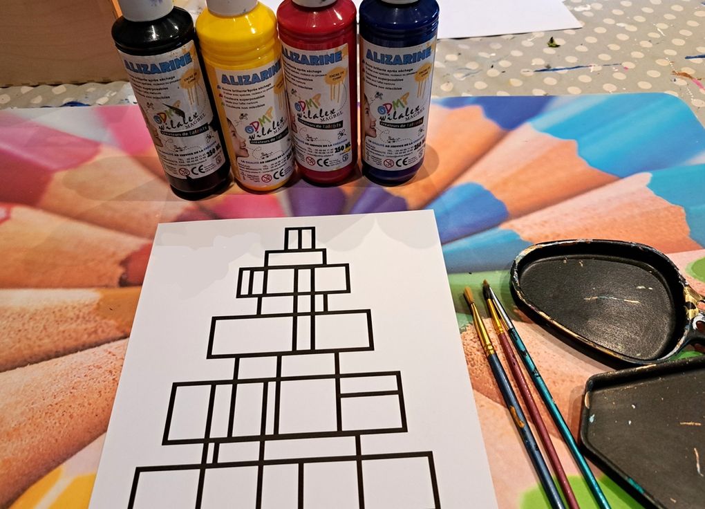 Le sapin Mondrian