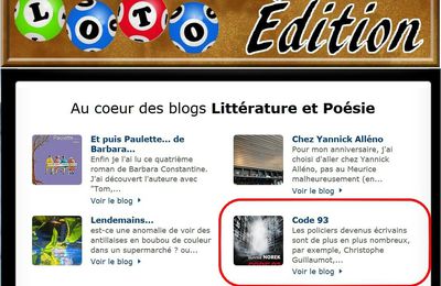 Loto Edition au coeur des blogs littérature et poésie 17062013