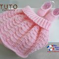 PATRON tricot bb FACILE et PREMA modele layette bébé et patron a tricoter Explications tuto brassière, bonnet, chaussons et Reborn