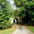 Le château de Tichémont et ses jardins.