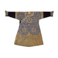 A fine kesi-woven silk dragon robe, Late 18th-19th century