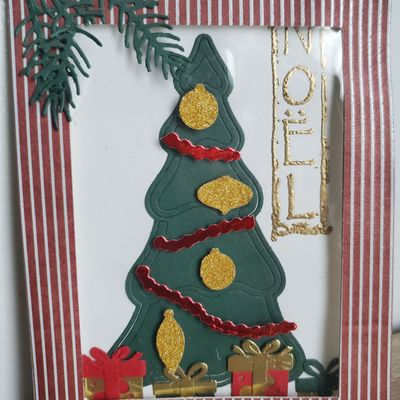 Carte  Noël avec rodohïde