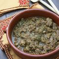 Tajine Maghdour (tajine kebab à l'agneau et chermoula)