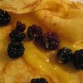 CREPES A LA CREME DE CITRON ET AUX MURES