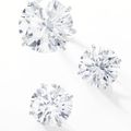 Fine 31.21 carats D Colour, VVS2 Clarity diamond ring, Sabbadini & Pair of attractive 14.33 and 15.06 carats diamond earrings