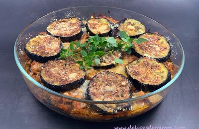 Gratin d’aubergines à la viande