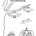 Coloriages Novembre