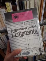 L'Empreinte - Alexandra Marzano Lesnevich