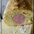 Saucisson en brioche