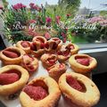 Petits gâteaux à la fraise et au mascarpone