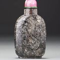 Treasury 2, no. 225: A 'hair-crystal' snuff bottle, 1740-