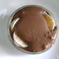 Mousse au chocolat et clémentines