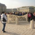 La manifestation du 11 avril 2014 au Conseil général des Yvelines en photos