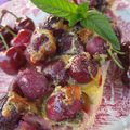 Clafoutis de Cerises à la Menthe - Recette Plume - 200ème Post!!