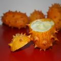 Glace au kiwano/ananas