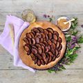 Tarte Briochée aux Quetsches d'Alsace (Pâte Levée) ou Hefe Zwetschgenkuchen