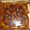 Tarte au chocolat et au caramel