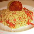 Risotto de coquillettes au chorizo