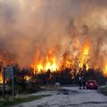 Premier feu de forêt dans le Médoc