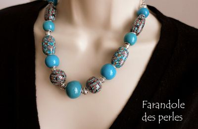 Nouveaux colliers en fimo