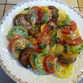 SALADE DE TOMATES D'ANTAN