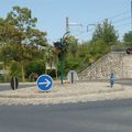 Rond-point à Champagne sur Seine