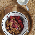 Un crumble nouveau parce que parfumé à la noix de coco !