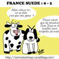 France - Suède : 0 - 2 ... La France en quart malgré tout...