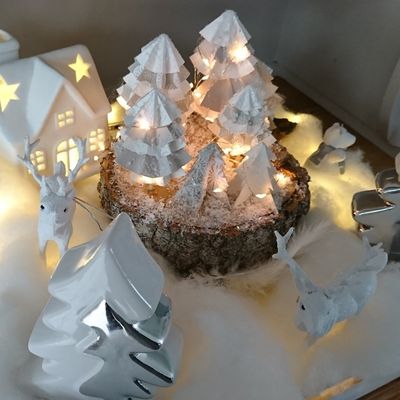 Centre de table forêt enchantée