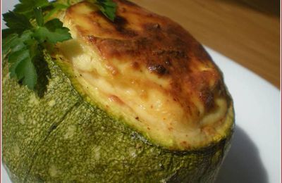 Courgettes Farcies aux Quatre Fromages