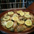 Tagine de poulet aux citrons confits