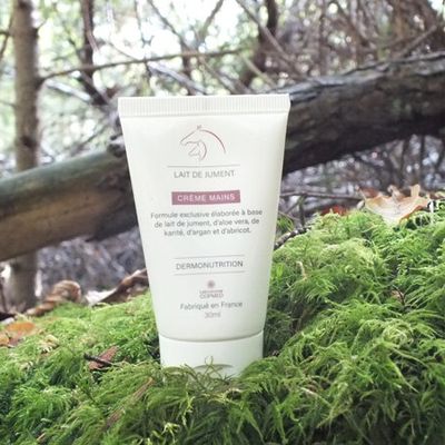 Ma crème pour les mains au lait de jument