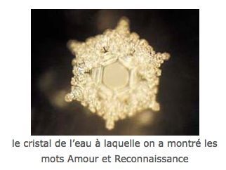 Eau diamant dans notre corps : une expérience...