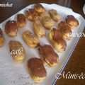 Minis-éclairs et petits choux salambo