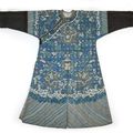 Robe de mandarin en kosi. Chine, période Qing