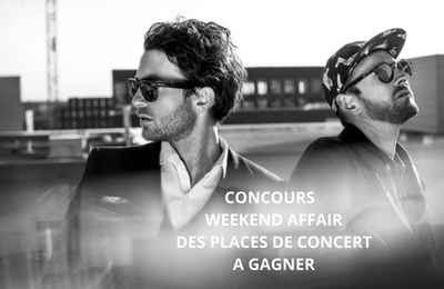 Concours Weekend Affair : gagnez des places pour leur concert le 30/11 au Backstage à Paris 