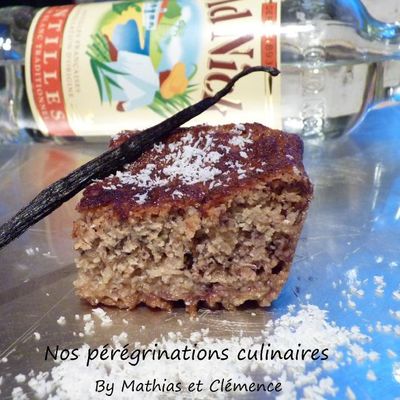 Flan fondant banane/coco