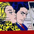 "In the car" by Roy Lichtenstein.
