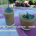 Velouté poivron jaune - maïs