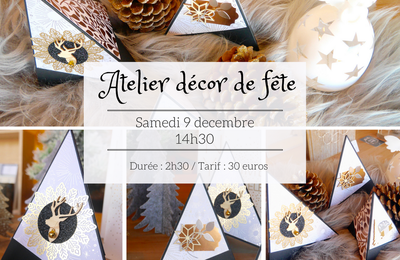 Invitation : Atelier DECOR DE FETE