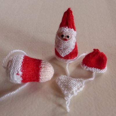 Père Noël au tricot