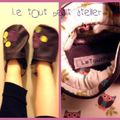 Chaussons cuir souple 27