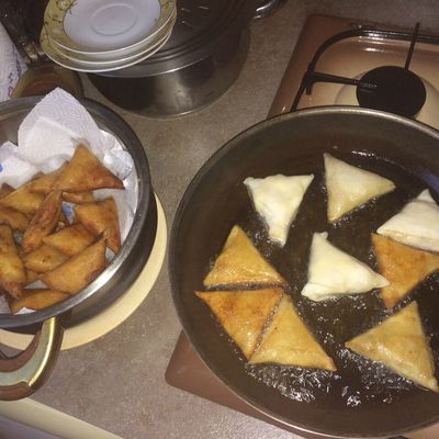 Brick escalopes bechamel