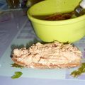 Rillette de saumon à la Sara.