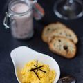 Oeufs brouillés truffe et sel de l'Hymalaya
