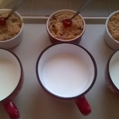 Mon riz au lait version Impératrice Eugénie