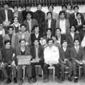 El Profesor Luis Valle Abarca y sus alumnos
