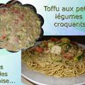 Toffu aux petits légumes croquants